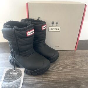 Hunter winter boots - little kids